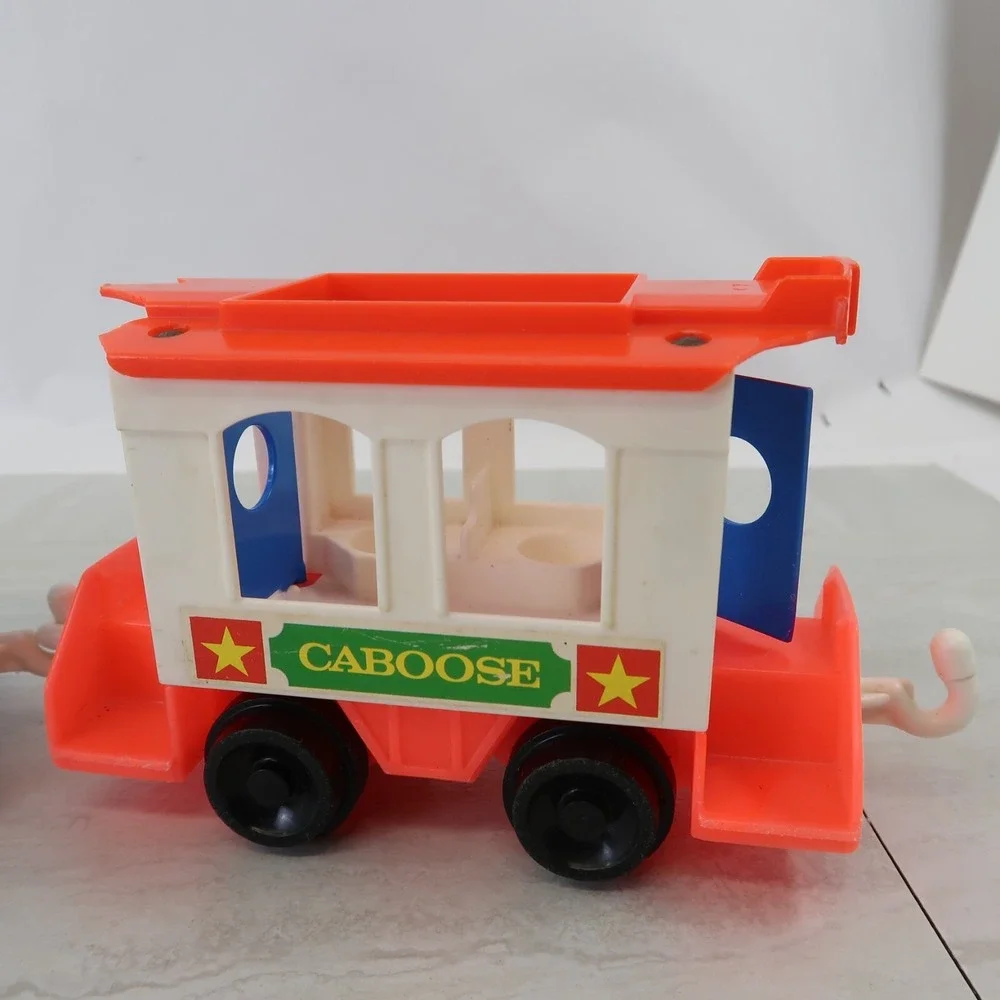 Vintage Fisher Price Little People Express Train Engine 1986 #2581